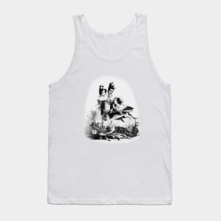 Three female friends talking Tank Top